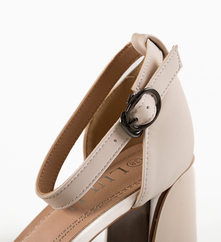 Pantofi dama Derosa Bej - 5 | YEO