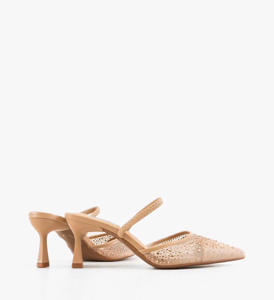 Pantofi dama Ellena Bej - 3 | YEO