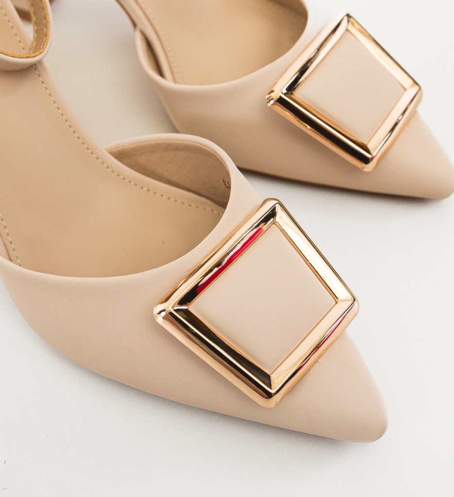 Pantofi dama Habib Bej - 5 | YEO