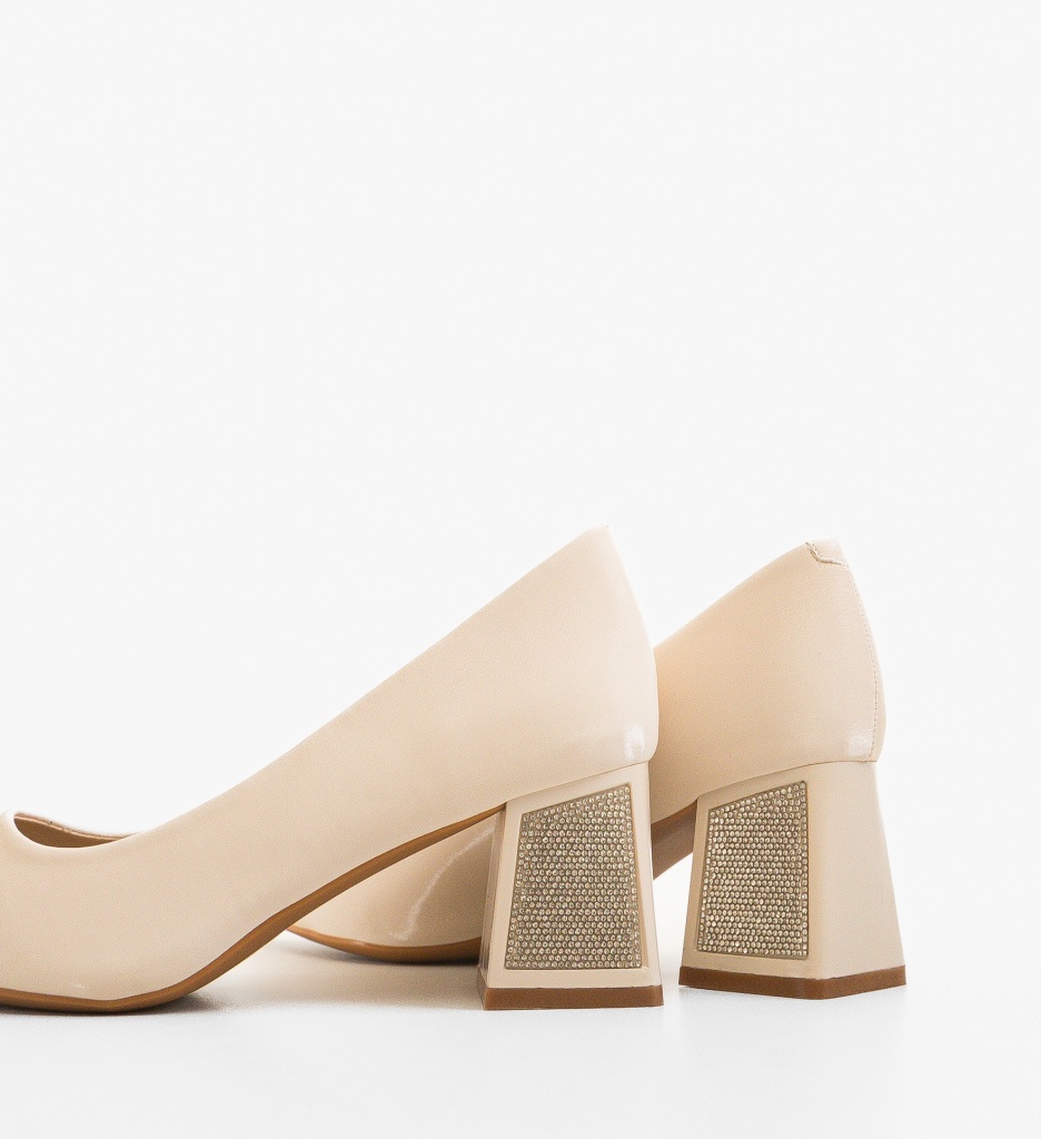Pantofi dama Harrel Bej - 3 | YEO