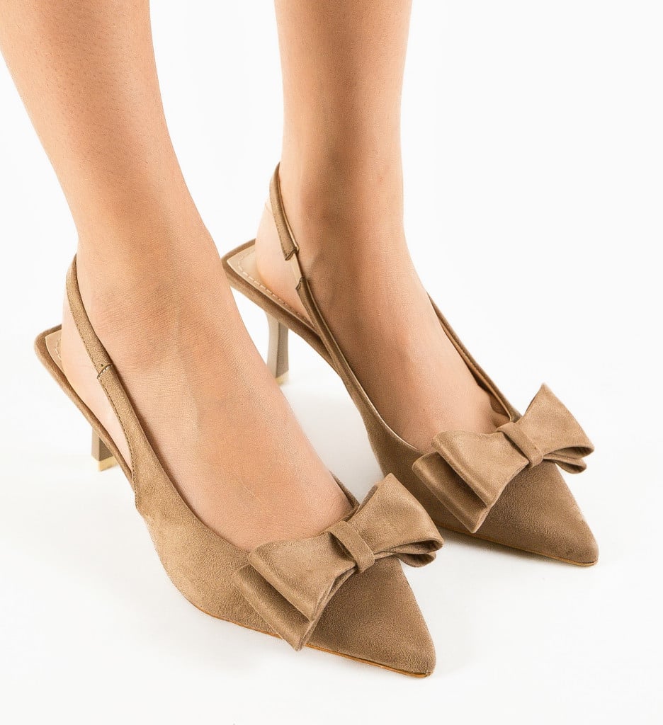 Pantofi dama Hugo Khaki - 2 | YEO