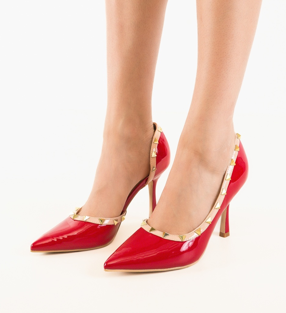 Pantofi dama Jamshid Rosii - 1 | YEO