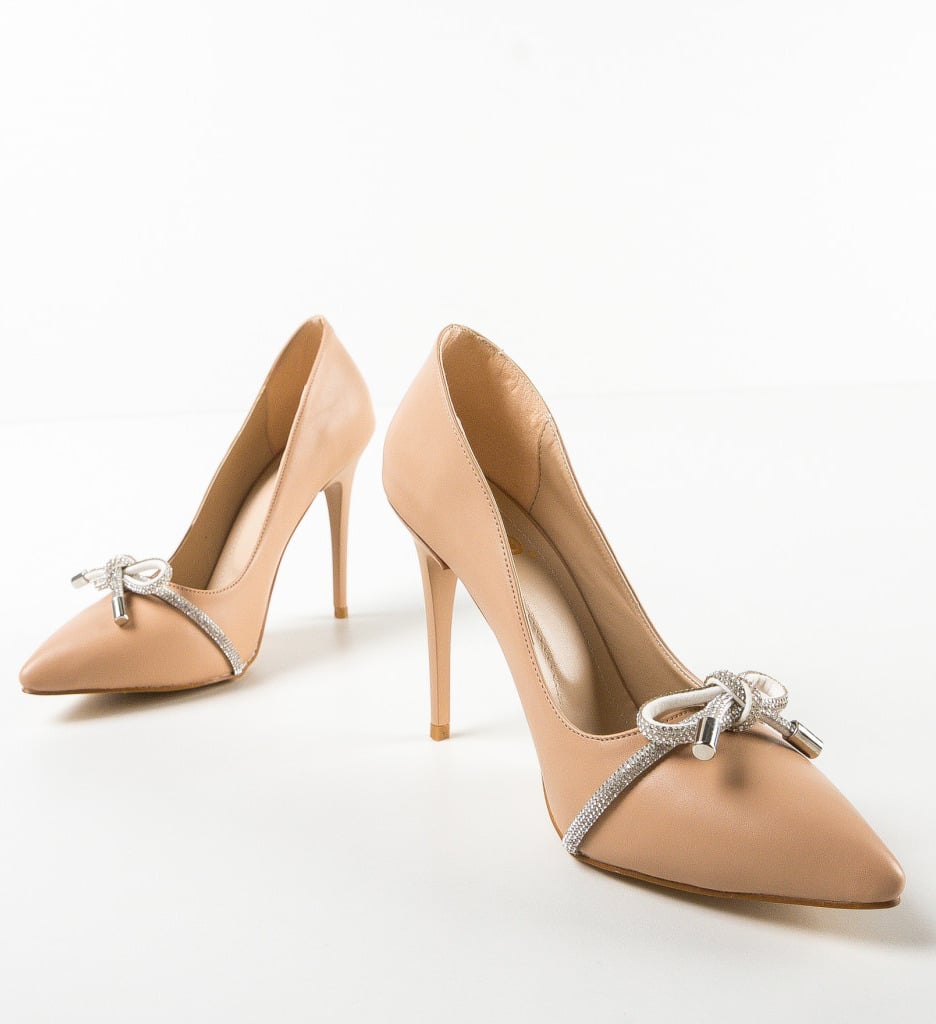 Pantofi dama Kroba Nude - 5 | YEO