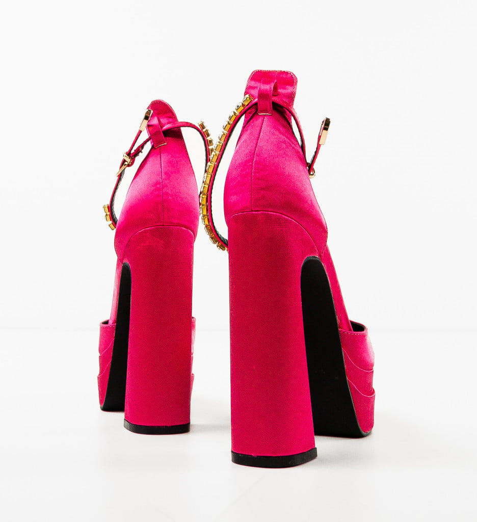 Pantofi dama Leydey Fuchsia - 4 | YEO