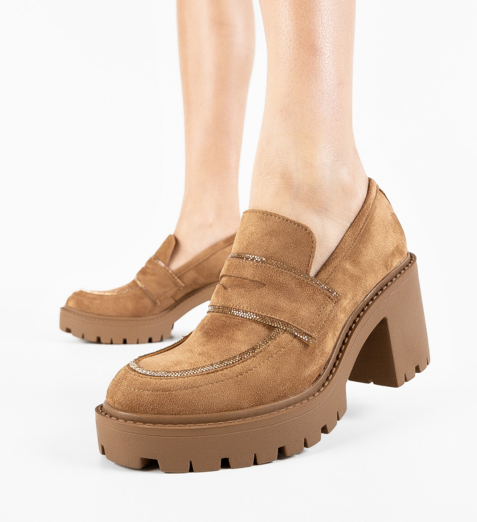 Pantofi dama Mose Camel - 4 | YEO