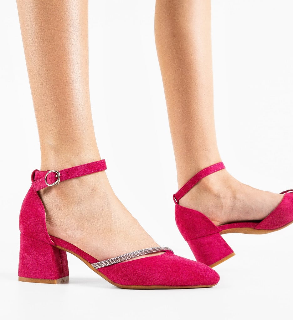 Pantofi dama Pamela Fuchsia - 3 | YEO