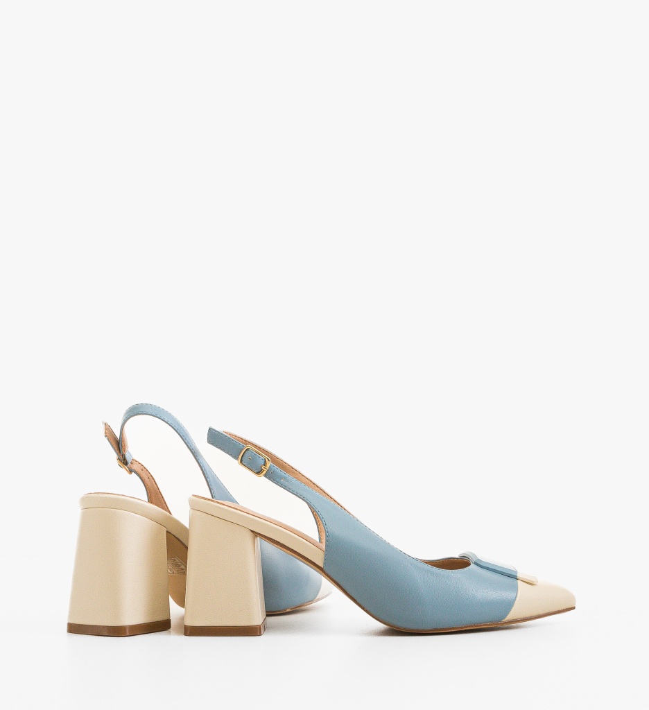 Pantofi dama Sandy Albastri - 1 | YEO
