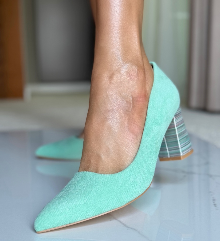 Pantofi Ferne Turcoaz - 1 | YEO