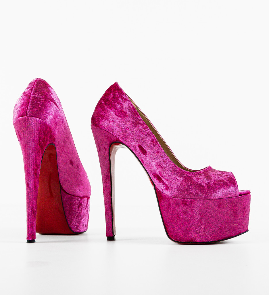 Pantofi Nicmalo Fuchsia - 5 | YEO