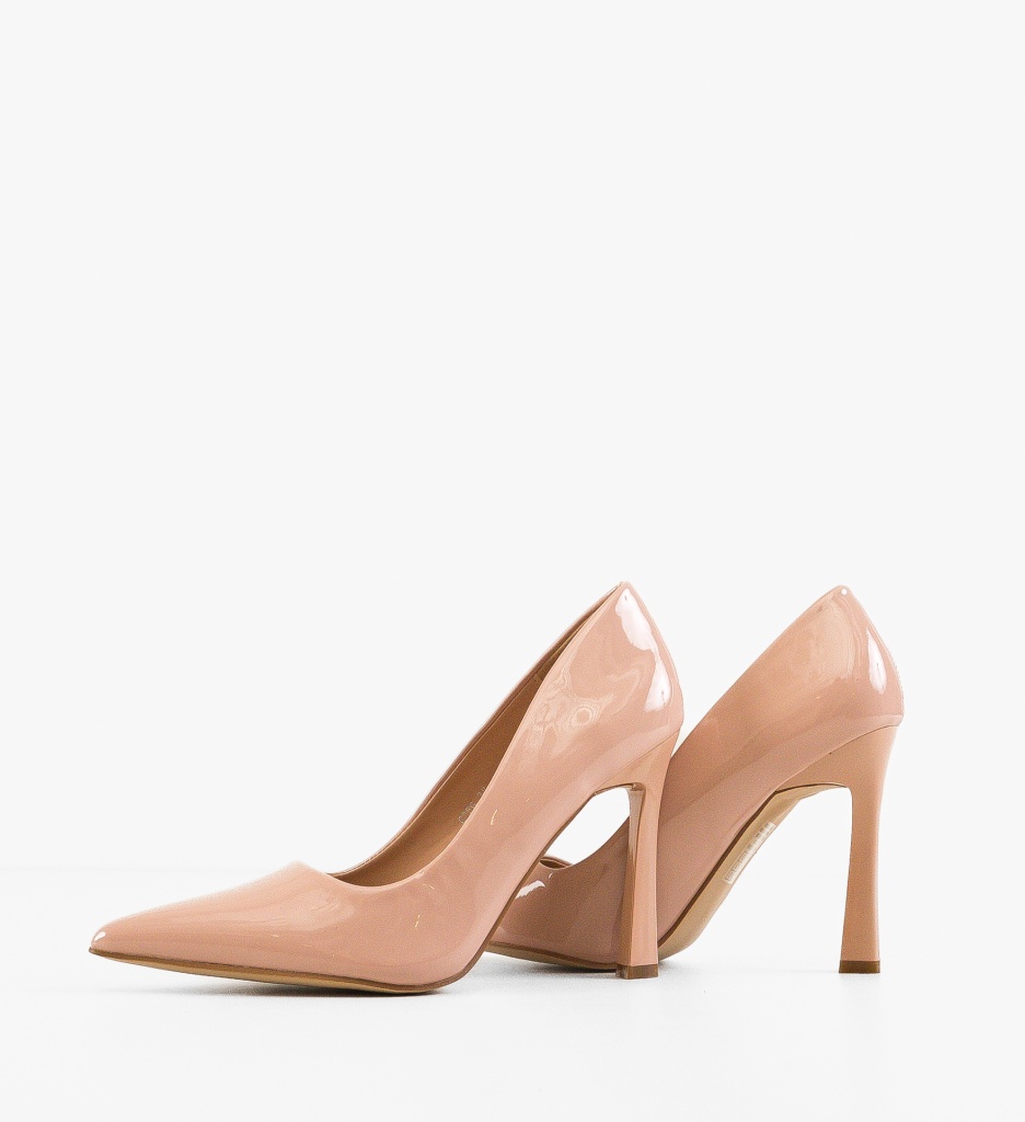 Pantofi stiletto dama Case Nude - 4 | YEO