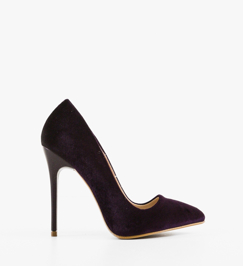 Pantofi stiletto dama Hahn Mov - 3 | YEO