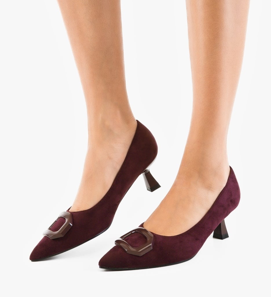 Pantofi stiletto dama Lyda Mov