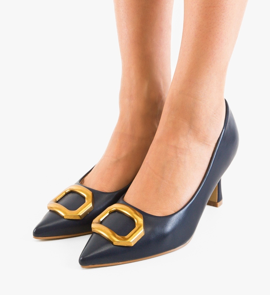 Pantofi stiletto dama Lynda Bleumarin