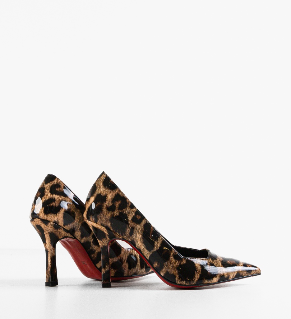 Pantofi stiletto Vobka Print - 3 | YEO