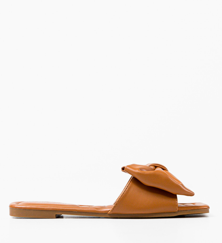 Papuci dama Brigitte Camel - 1 | YEO