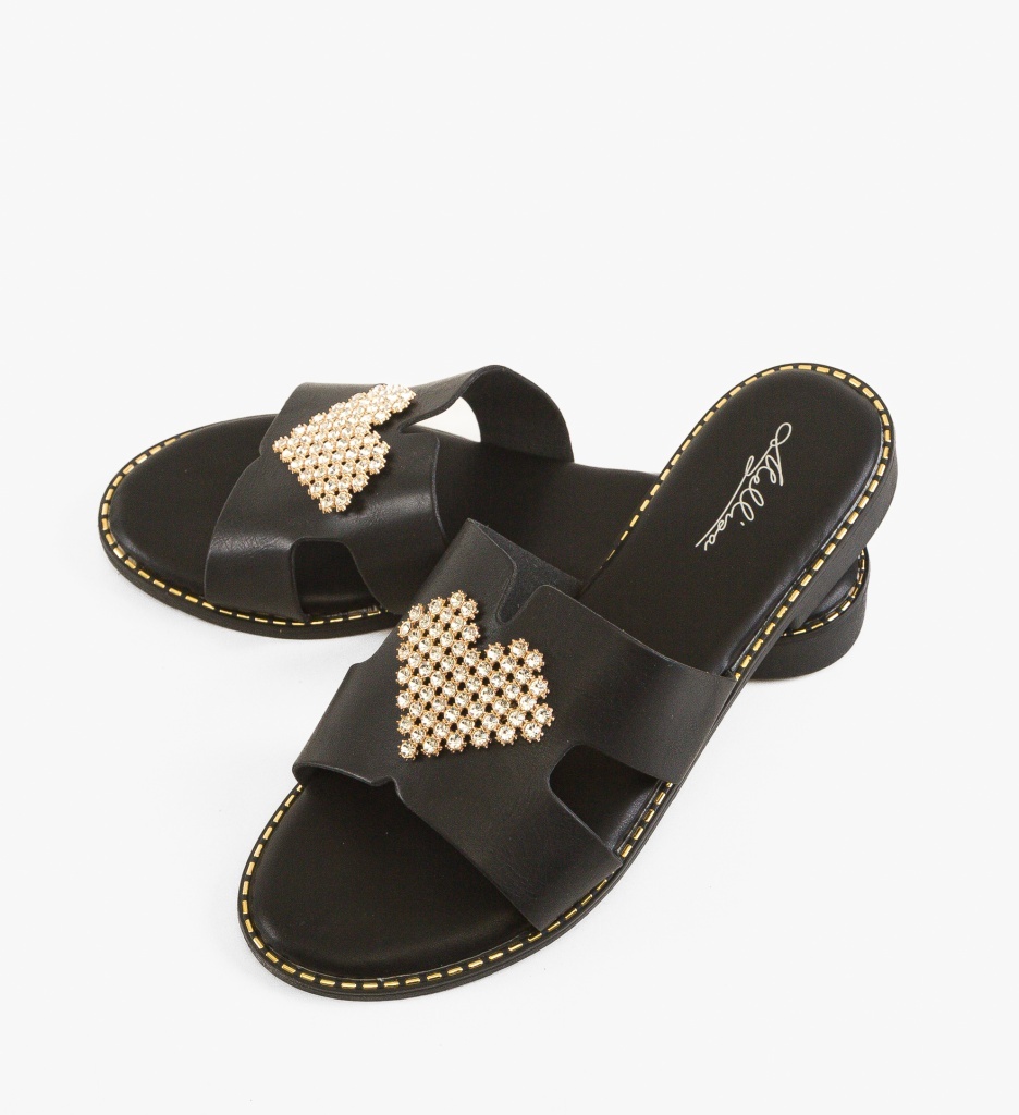 Papuci dama Lovely Negri - 4 | YEO