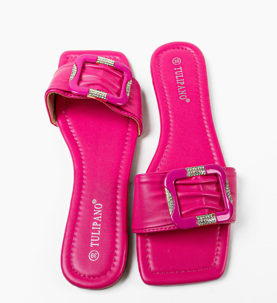 Papuci dama Mikkel Fuchsia - 5 | YEO