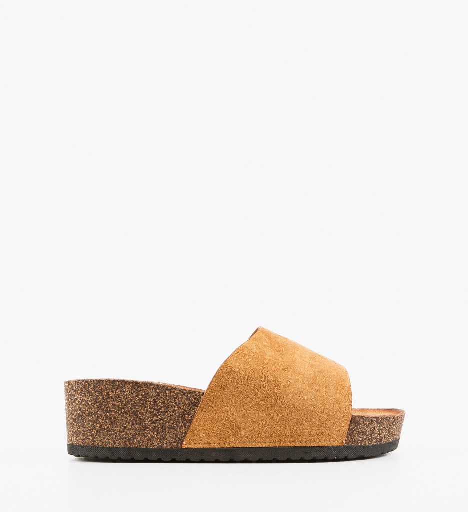 Papuci dama Tapan Camel - 5 | YEO