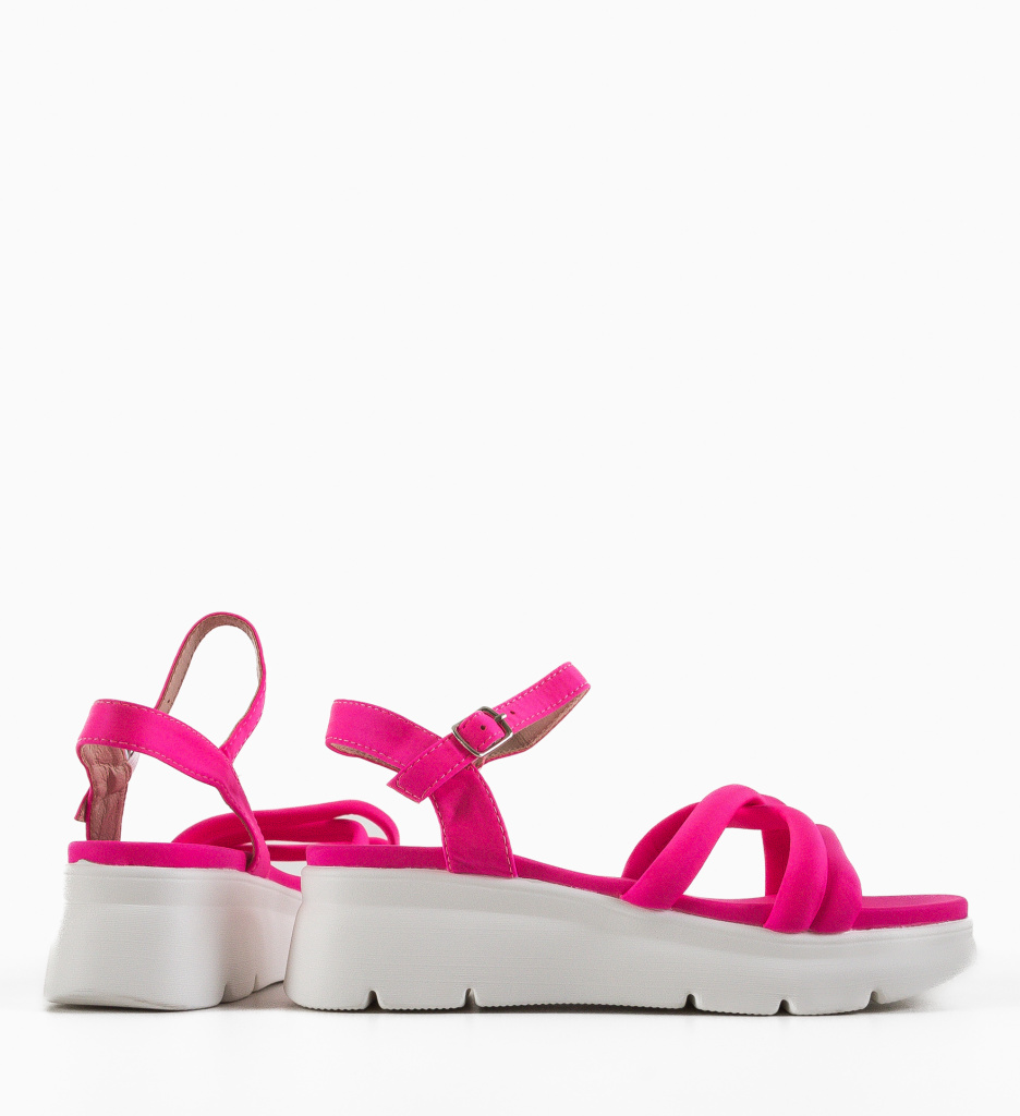 Platforme dama Adana Fuchsia - 2 | YEO