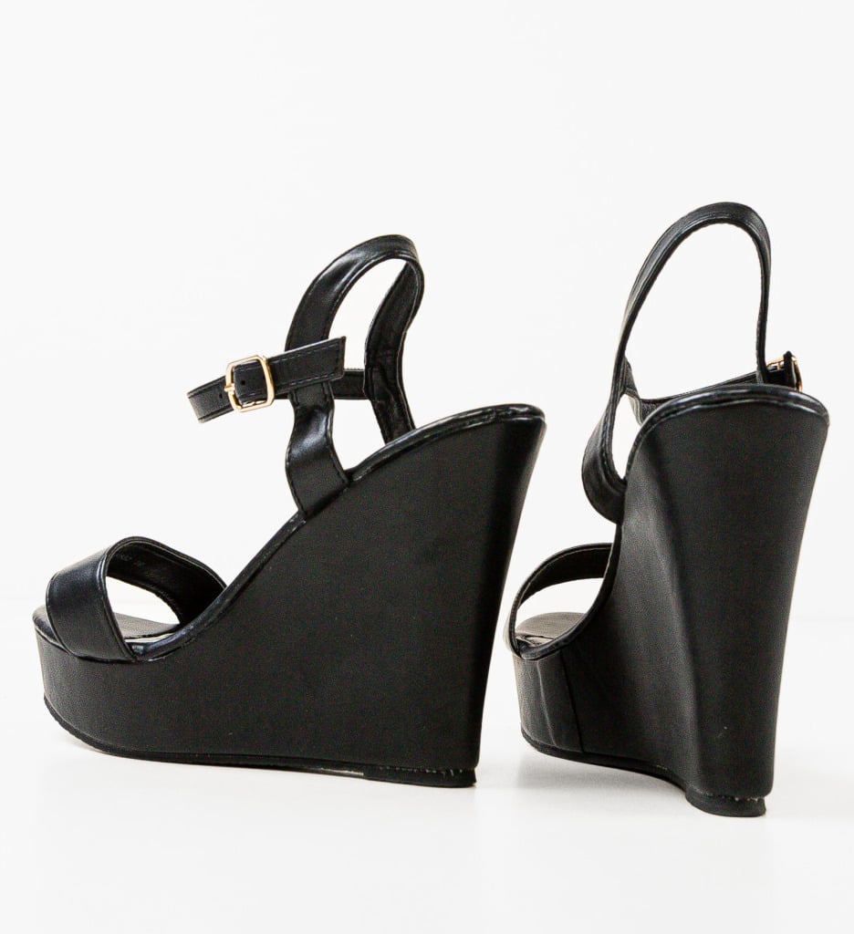 Platforme dama Chelsey Negre - 5 | YEO