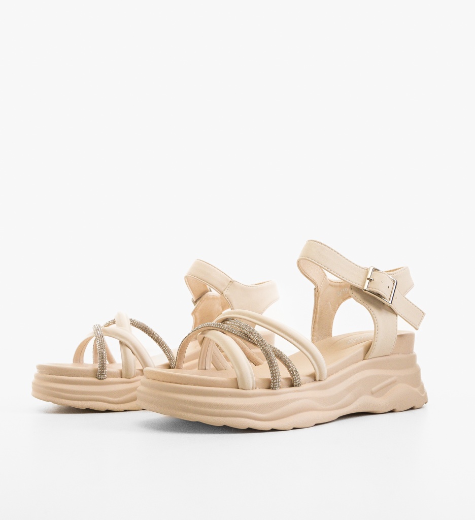 Platforme dama Jalke Bej - 2 | YEO
