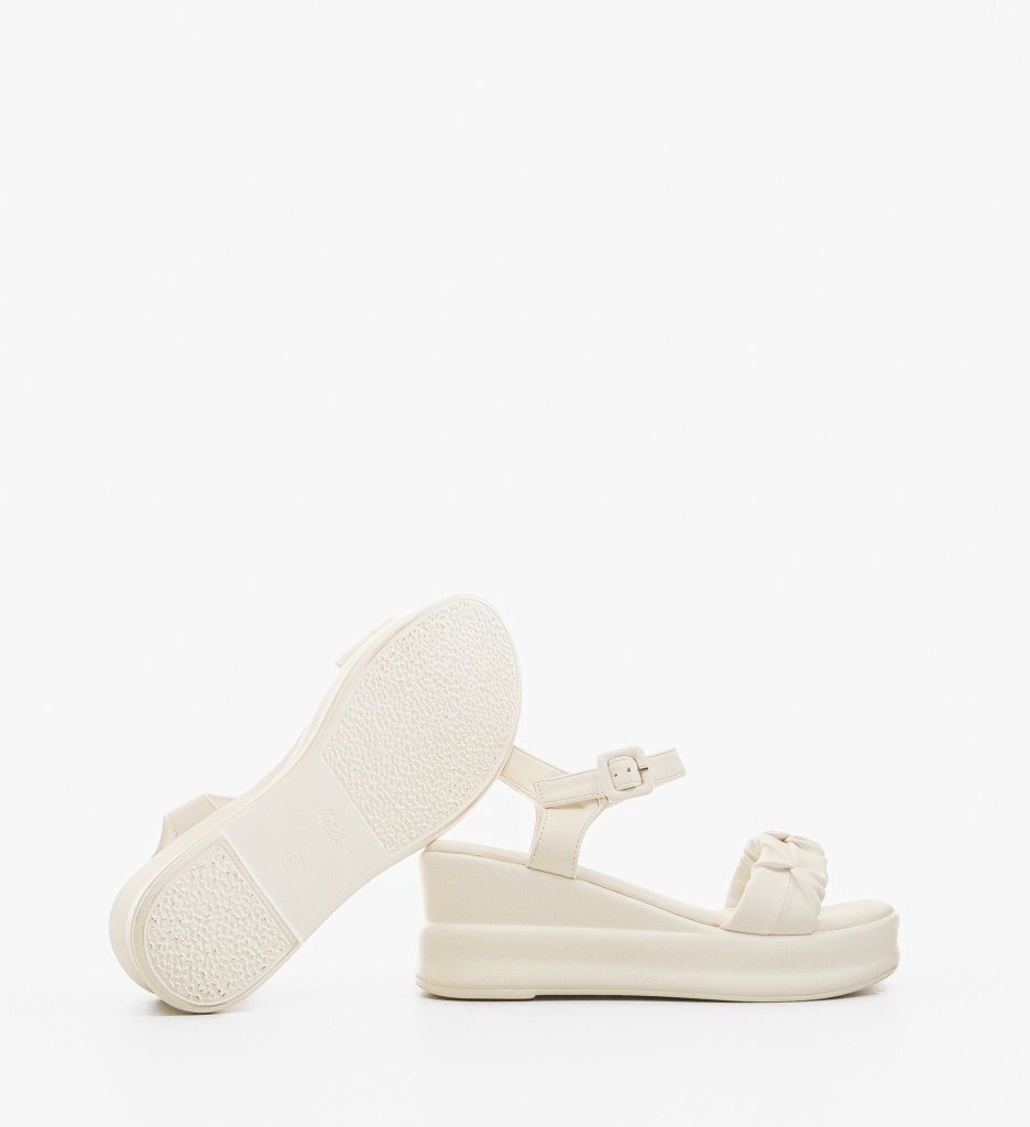 Platforme dama Nuska Albe - 1 | YEO