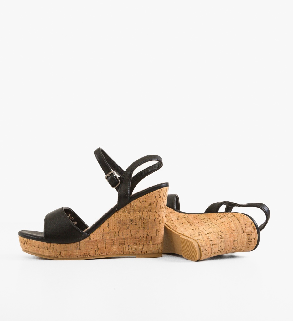 Platforme dama Ridhal Negre - 3 | YEO