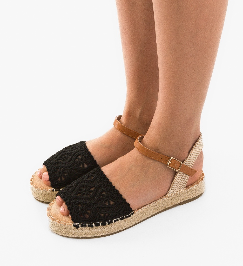Sandale dama Aliya Negre - 1 | YEO
