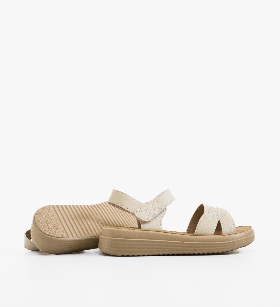 Sandale dama Arvel Bej - 3 | YEO