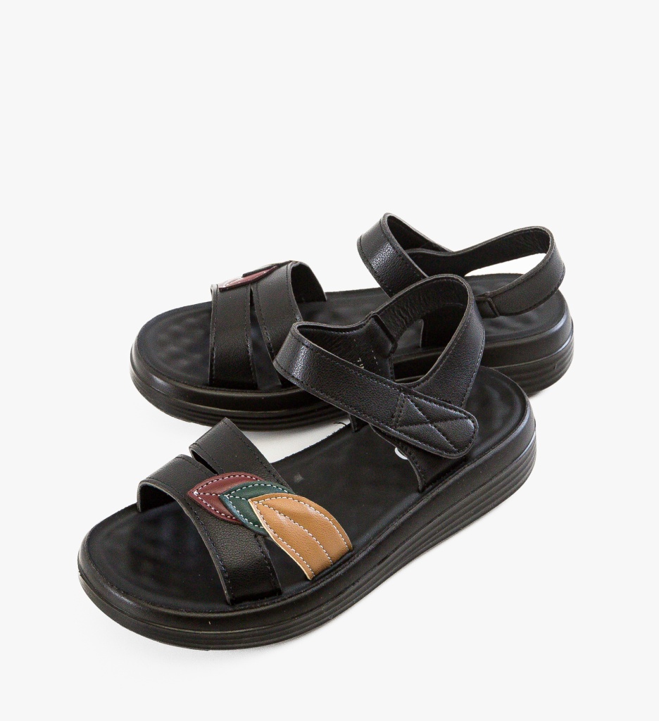 Sandale dama Arvel Negre - 4 | YEO