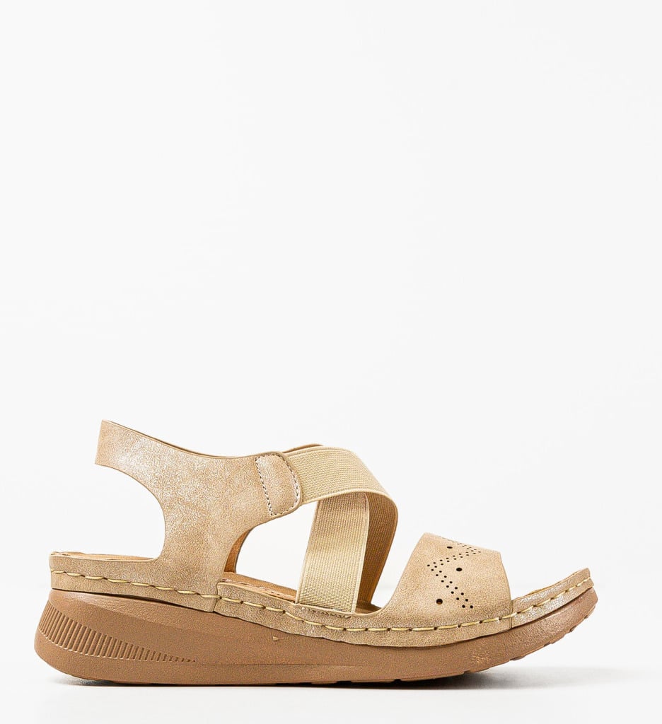 Sandale dama Benton Khaki - 4 | YEO