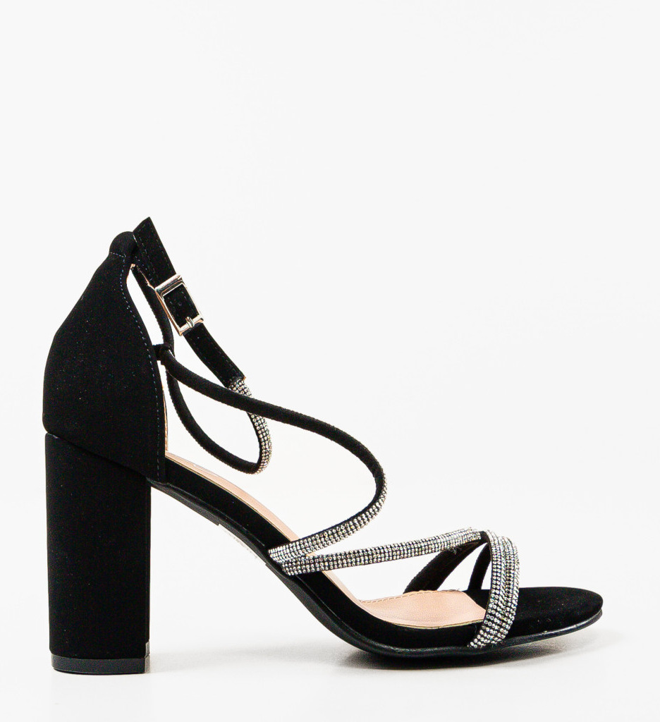 Sandale dama Chloe Negre - 2 | YEO