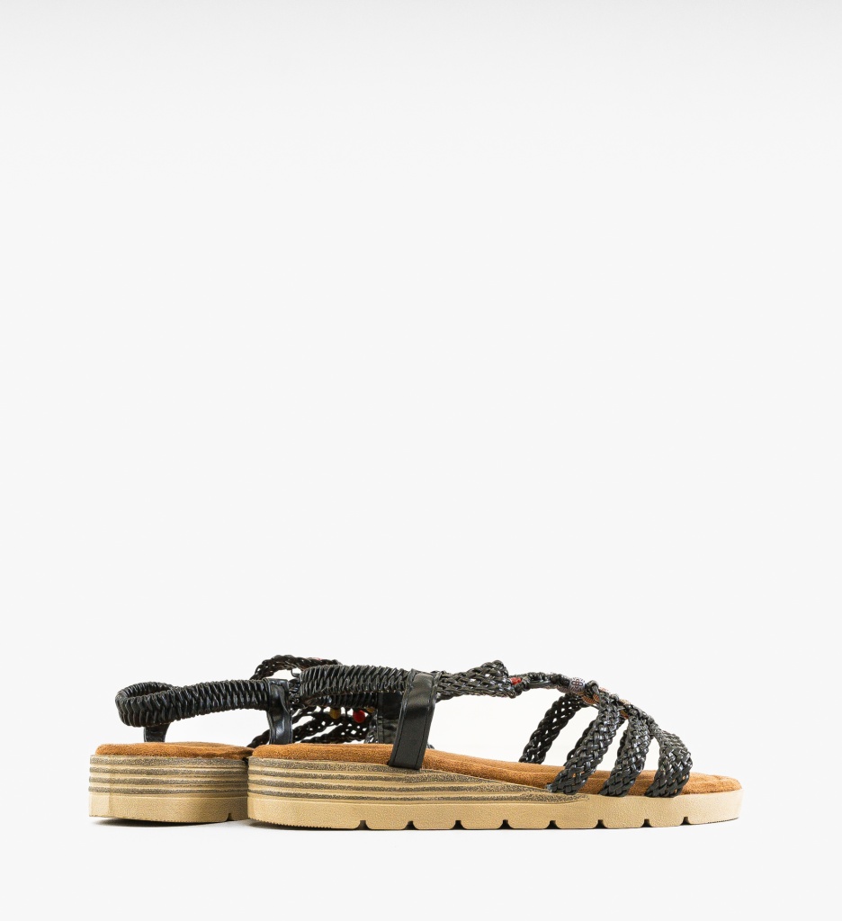 Sandale dama Faris Negre - 3 | YEO