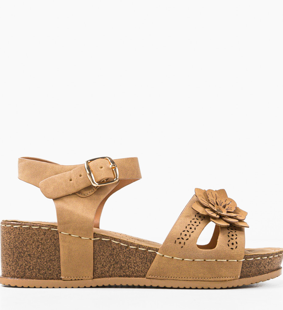 Sandale dama Florentino Camel - 3 | YEO