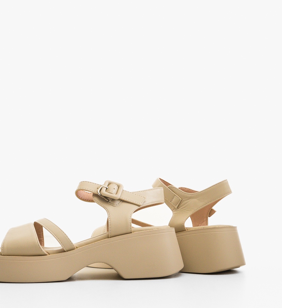 Sandale dama Karynna Bej - 3 | YEO