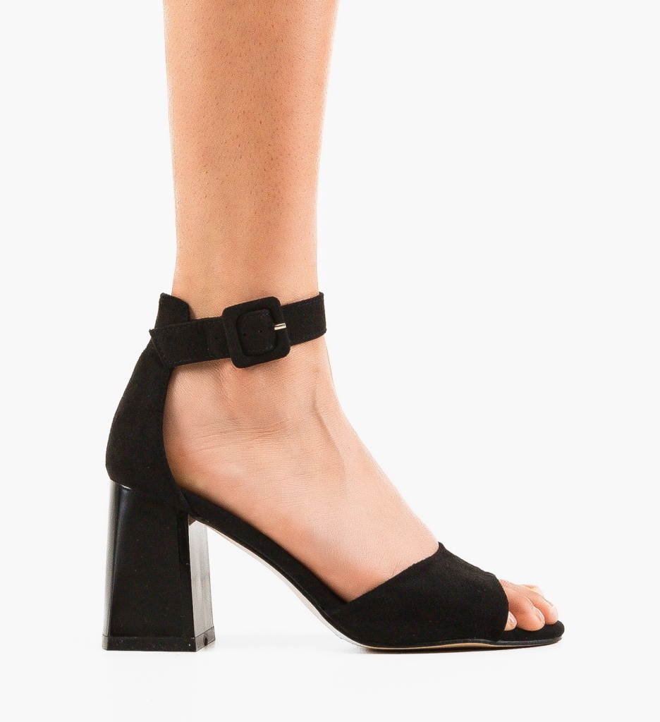 Sandale dama Kraspe Negre - 3 | YEO