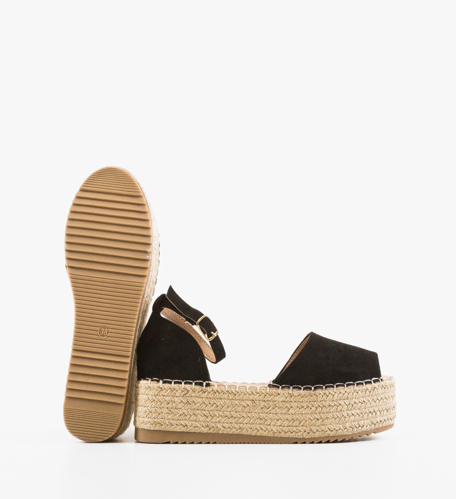 Sandale dama Mann Negre - 3 | YEO