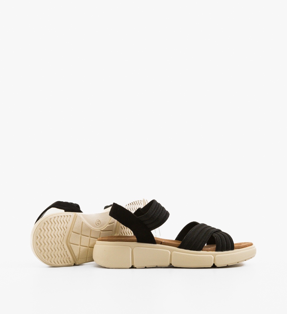 Sandale dama Raduku Negre - 3 | YEO