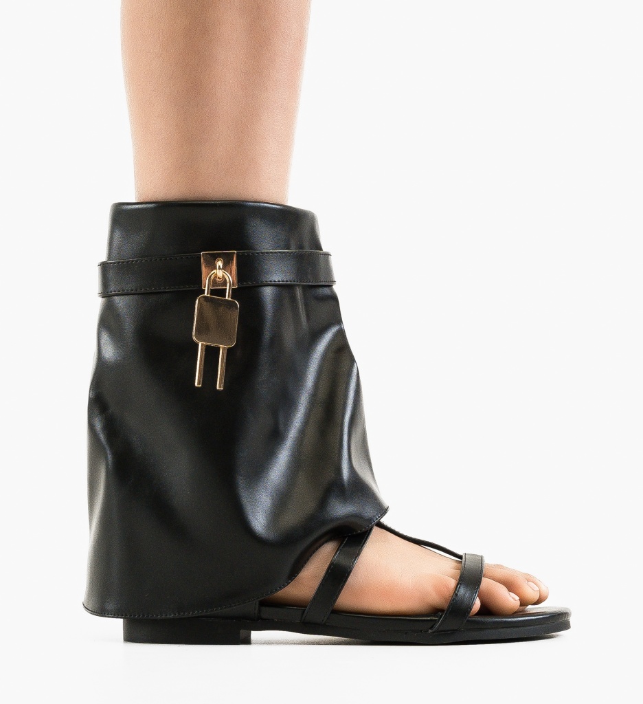 Sandale dama Riley Negre - 3 | YEO