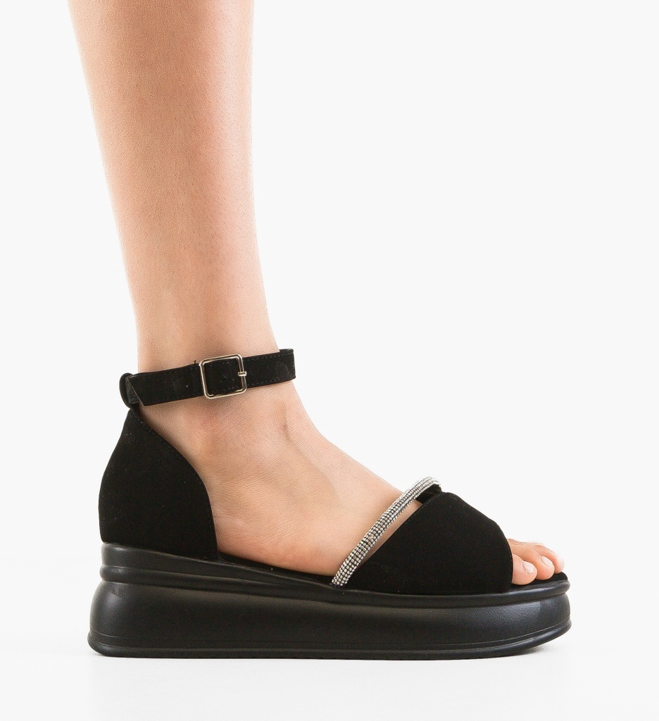 Sandale dama Spectra Negre - 4 | YEO