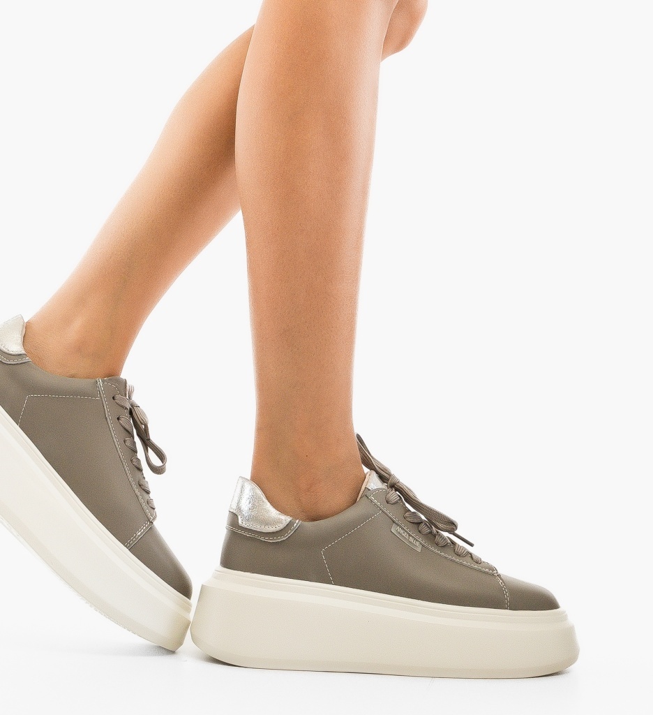 Sneakers dama Byva Gri - 1 | YEO
