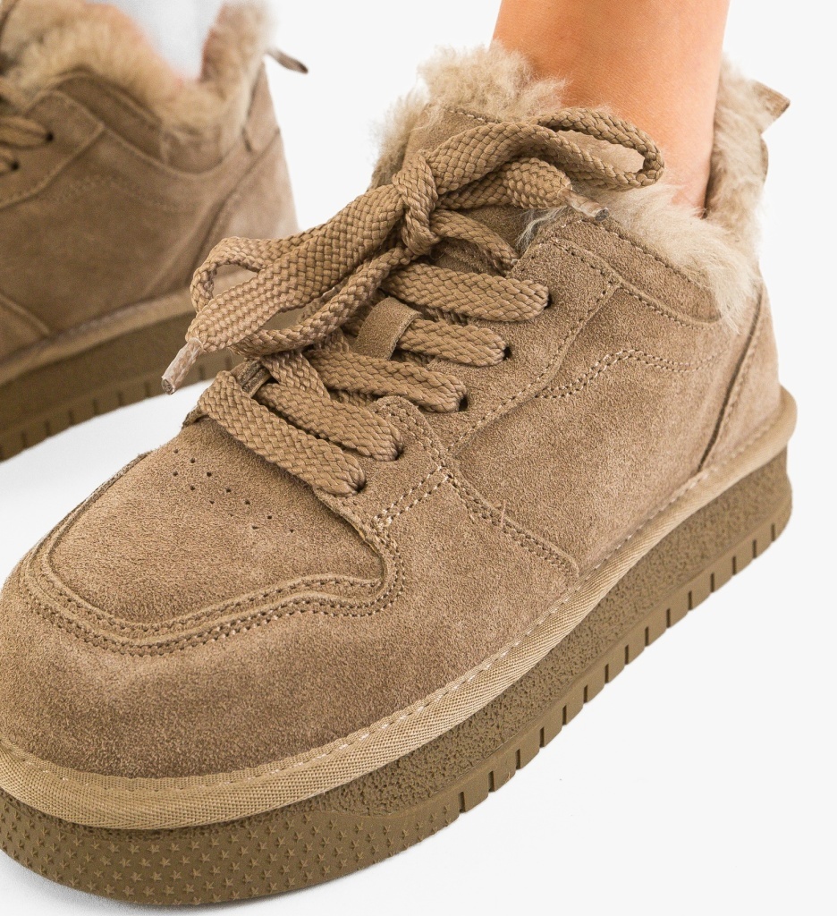 Sneakers dama Caberme Khaki - 1 | YEO