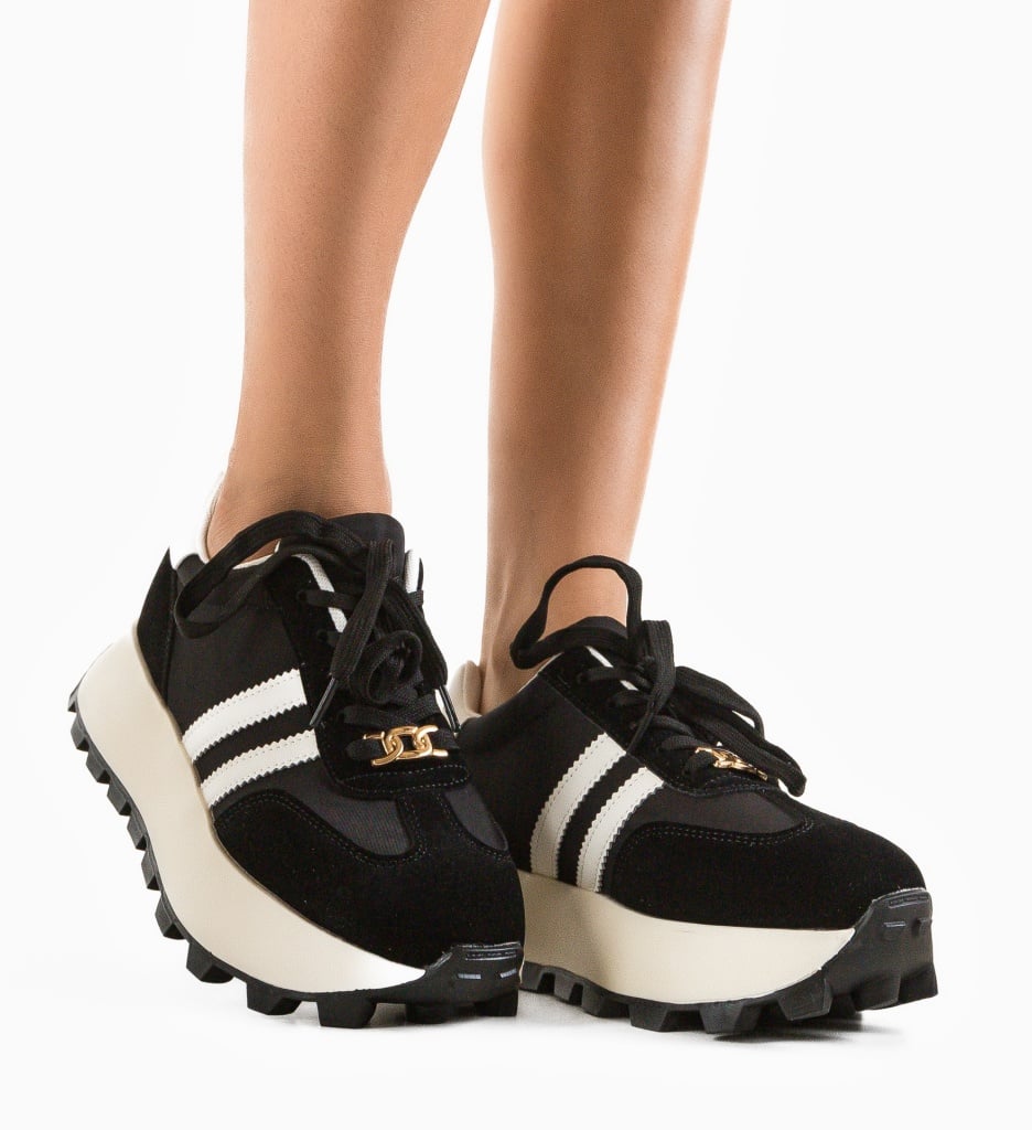 Sneakers dama Careof Negre