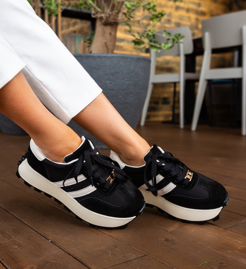 Sneakers dama Careof Negre - 2 | YEO