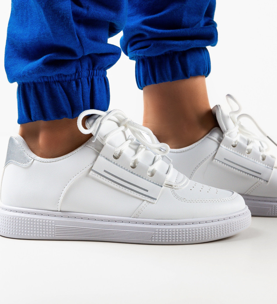 Sneakers dama Denise Argintii - 5 | YEO