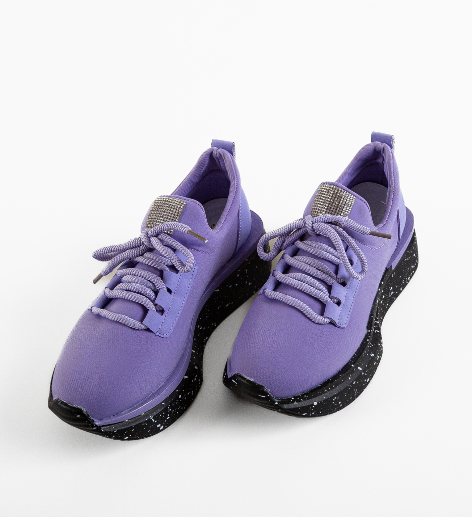 Poze Sneakers dama Dytay Mov depurtat.ro 