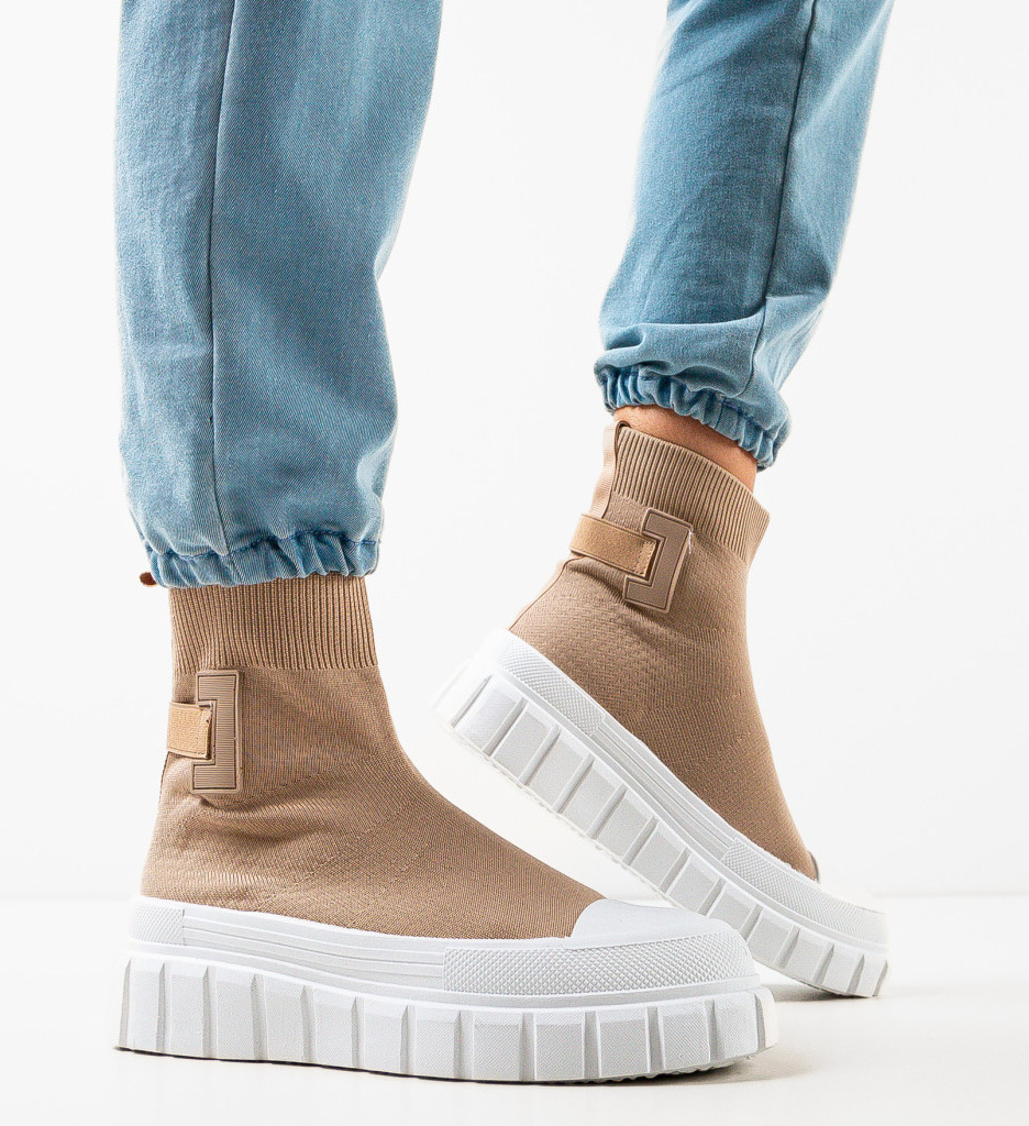 Sneakers dama Firth Khaki - 1 | YEO