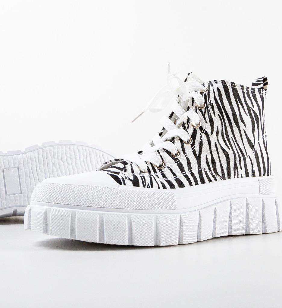 Sneakers dama Hogg Zebra - 5 | YEO