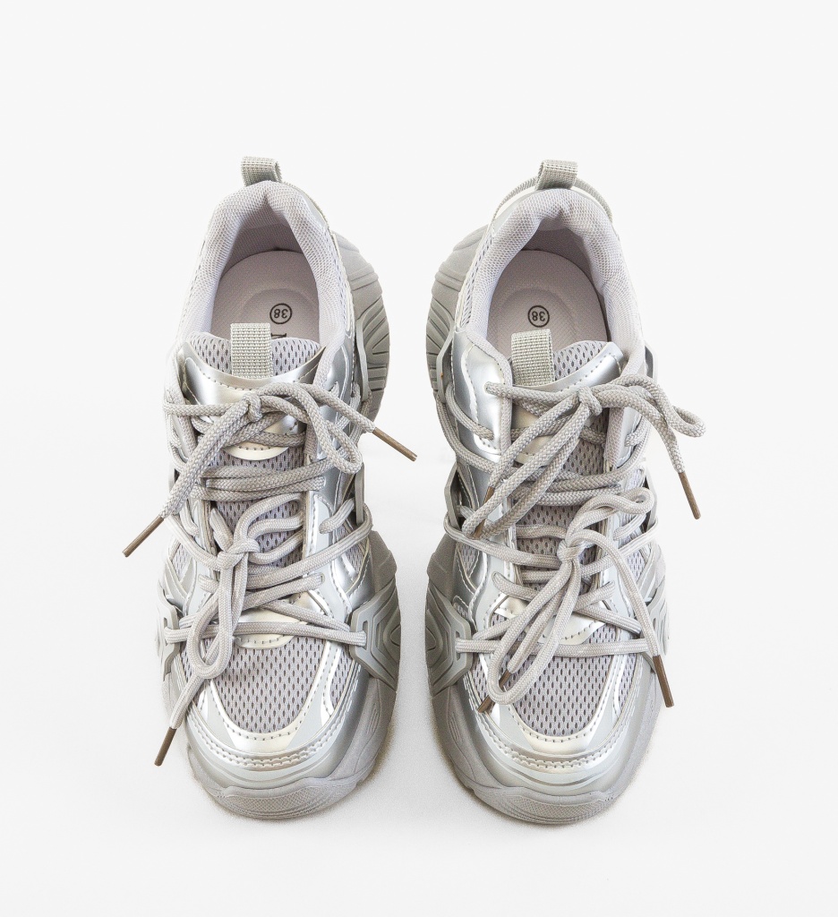 Sneakers dama Joao Argintii - 3 | YEO
