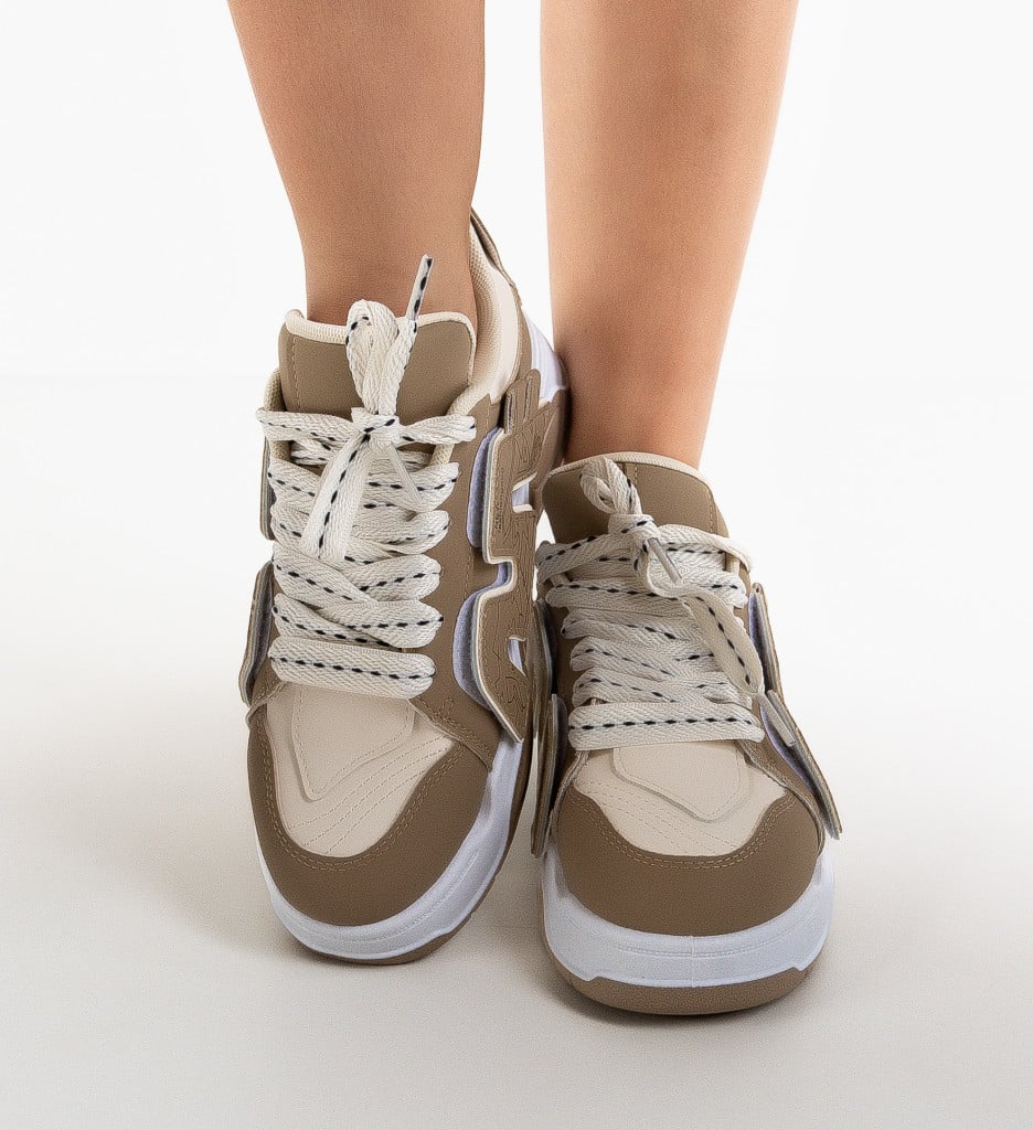 Sneakers dama Kamal Khaki - 1 | YEO